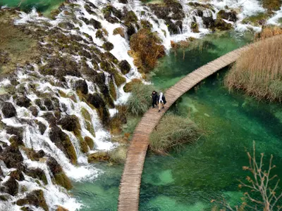 The lakes at Plitvice
